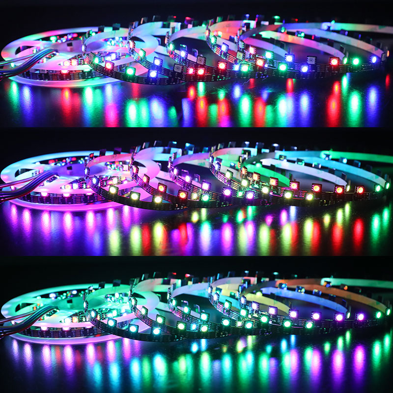 Bendable Individually Addressable Great Wall LED Strip, SK6812 Breakpoint Resume Bendable Individually Addressable Great Wall LED Strip, SK6812 Breakpoint Resume